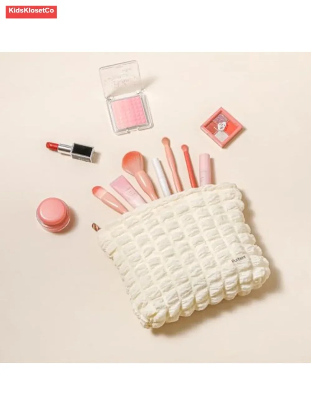 Large Capacity Canvas Makeup Bag Travel Cosmetic Organizer Zipper Pouch